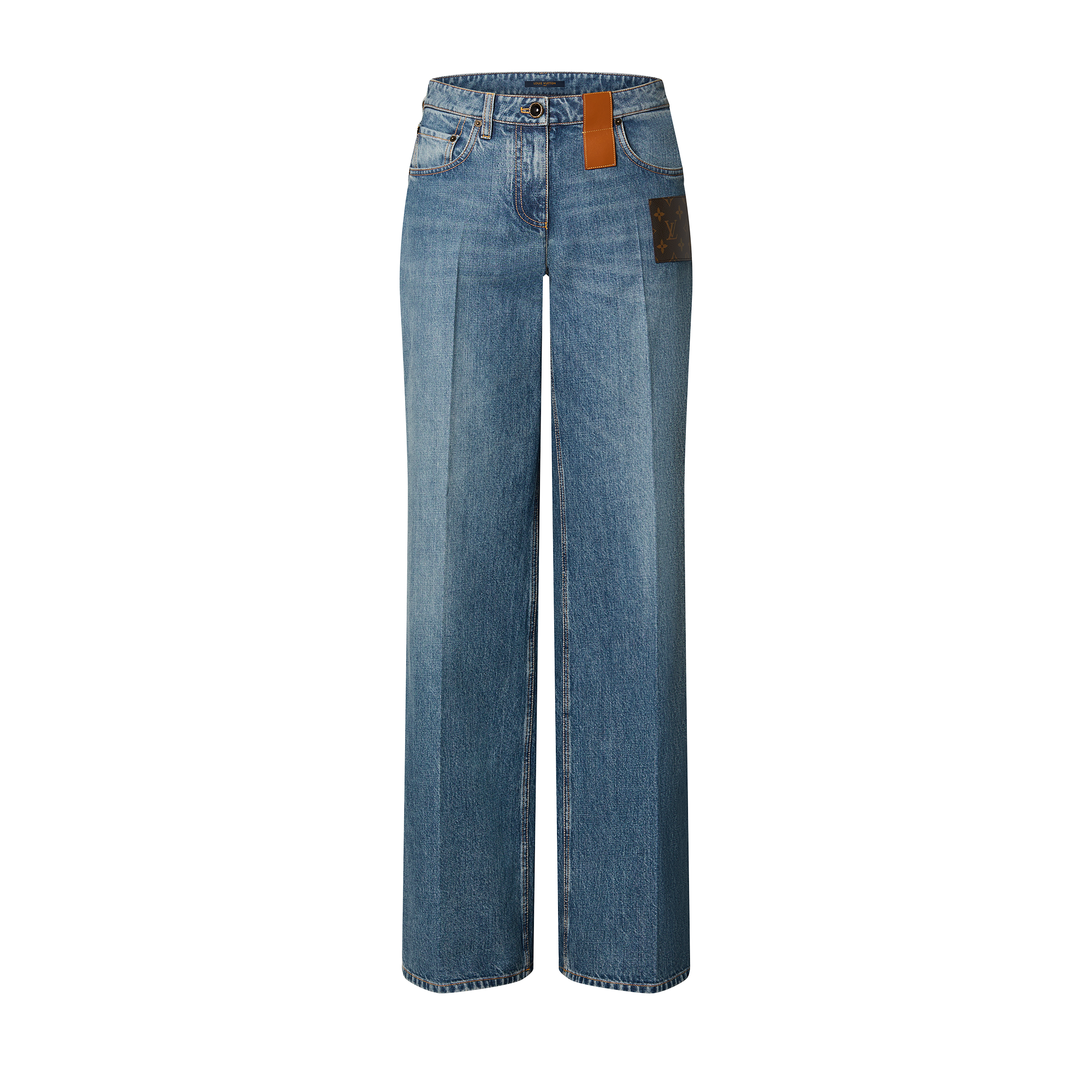 r*x様 Louis Vuitton SS19 / Flared Denim J High Waist Jeans - Ready to Wear | LOUIS VUITTON